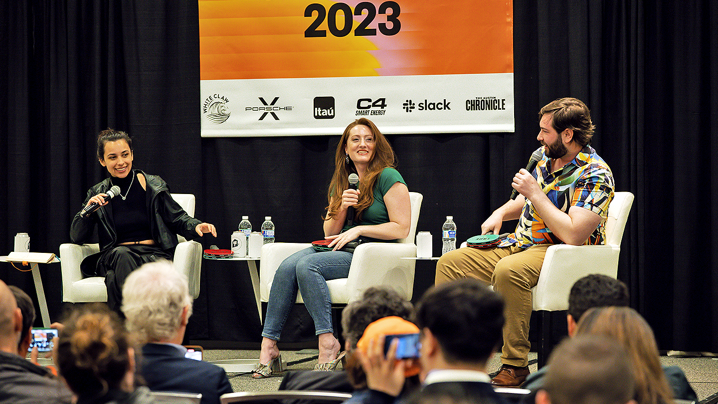 SXSW 2023 – Beerside Chat: Lessons in Virtual Production – Photo by Jakayla M. Canaday