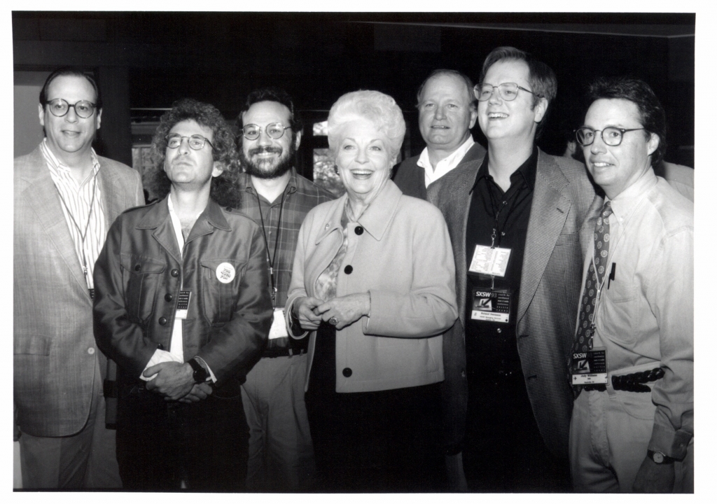 Governor Ann Richards and the SXSW Directors at SXSW 1993. Photo by Theresa Dimenno.
