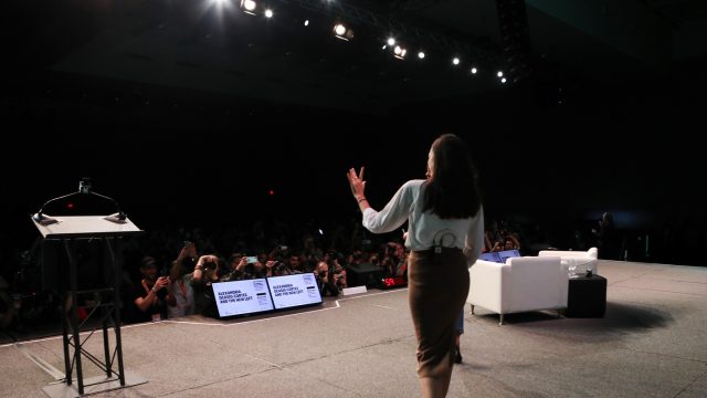 Alexandria Ocasio-Cortez at her Featured Session – Photo by Samantha Burkardt/Getty Images for SXSW