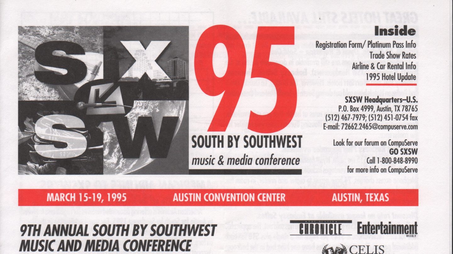 SXSW 1995 Brochure